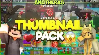 Minecraft Thumbnail Pack For Android/iOS 😍 // Minecraft Gfx Pack In Hindi 2022|| @OfficialAnuragCreates