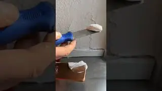 Wand verschpachteln/ Wand sanieren/ Handy / Werkzeug/ Spa&szlig;video/ L&ouml;cher spachteln/ Spachtelmasse