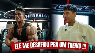 ELE ME DESAFIOU PARA UM TREINO PÓS-CAMPEONATO NA CHINA | PEITO E COSTAS