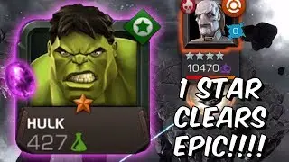 1 Star Hulk Destroys Epic Save The Battlerealm! - Power Stone OP - Marvel Contest of Champions