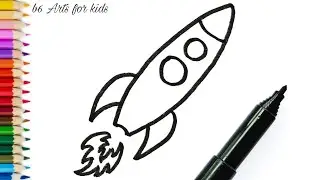 Easy and simple Rocket Drawing
