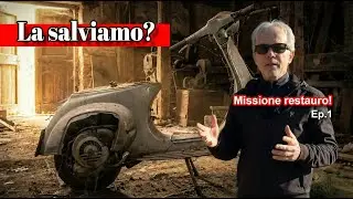 Vespa 125 ET3 INCIDENTATA, possiamo salvarla?| Inizia il Restauro Ep.1  Ivan Zogia