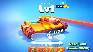 Gear Tank - All Levels Gameplay Pop Pi (Levels 46-50)