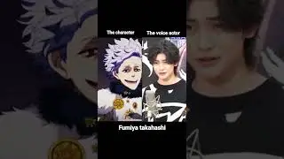 Fumiya Takahashi the voice actor. The anime character name gaster #anime #fumiyatakahashi