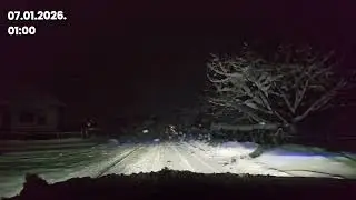 Noćno Bugojno pod snijegom | Vožnja kroz zimski grad 07.01.2026. 