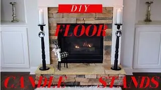 DIY Wood Candle Holders  | DIY Home Decor