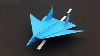 KAĞITTAN JET YAPIMI (UZUN MENZİLLİ U&Ccedil;UŞ !!!)