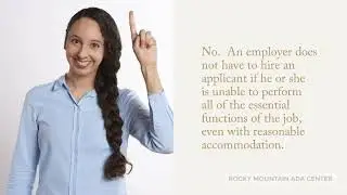 Employees with Disabilities and Essential Job Duties
