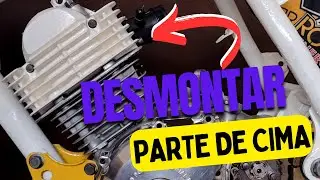 Como desmontar a parte de cima do motor da Ybr125/Xtz125/Factor125/TTR125/XT125.