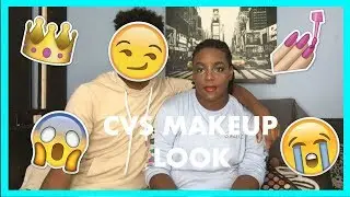 DOING CVS MAKEUP LOOK w/ Keturah!! | Challenge