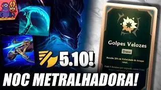 O NOCTURNE METRALHADORA!! 5.10 ATK SPEED! | ARENA!