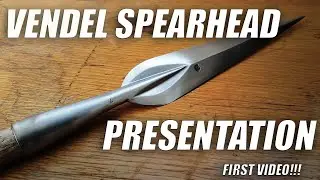 Handforged Vendel Spearhead Presentation! First Video!!