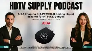 AIDA Imaging CM-PTZ12G-B Ceiling Mount Bracket for PTZ4K12G Black
