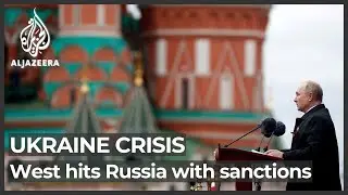 Western nations hit back with sanctions for Russia's Ukraine actions