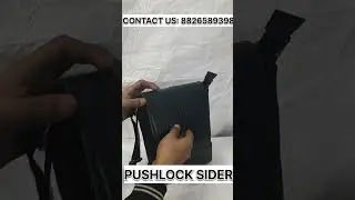 Pushlock sider || product: 013 || #leather #leathercraft #leatherbag #newproduct #shorts #shortsfeed