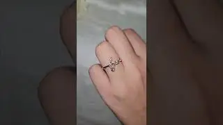 Musical Symbol With Round Cut Moissanite Diamond Unique Design Ring #diamondring #promisering #ring