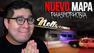 Explorando el NUEVO MAPA de Phasmophobia antes que NADIE (Nell's Diner Acceso Anticipado)