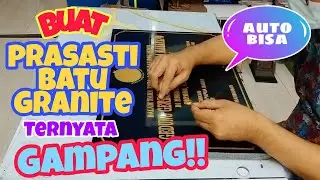 Rahasia pembuatan Prasasti Batu Granit...pakai cairan pelebur