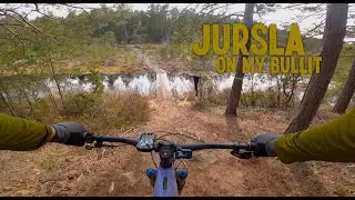 Jursla on an eMTB