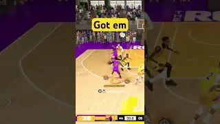 The behind the back lethal this year. #2k #nba2k24 #luckyzcorner