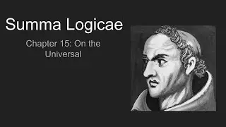 Summa Logicae chapter 14: On the Universal