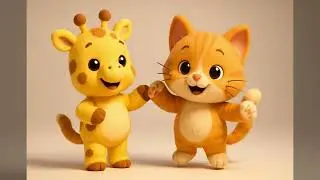 Tall and Small &ndash; Giraffe & Cat Song for Toddlers | Dance, Sing, and Jump Together!