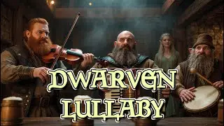 Dwarven Lullaby &bull; Warm Fireplace & Sleep Music 🌲🕯️