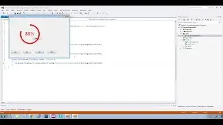 Circular Progress bar with Transparent Center using C#