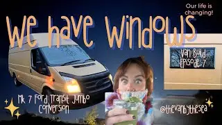 Van Build Part 7 - Windows, Sub Floor & Insulation