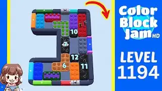 Color Block Jam Level 1194 Solution Walkthrough