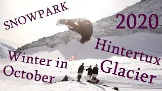 Full Winter Snowpark, October in Austria // TIMSA SKI & Snowboard Vlog 10 ---Hintertux Early Season