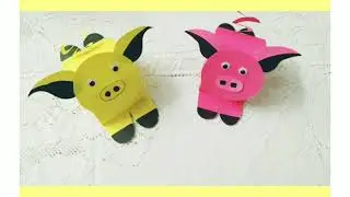 DIY cute paper pig 🐖 craft