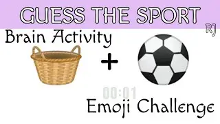 Guess The Sport By Emoji | EASY EDITION #quizmonster #emojipuzzle #riddlebee
