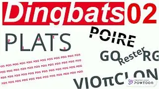 Dingbats 02   Jeu de mots