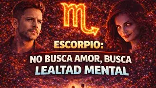 ESCORPIO: NO BUSCA AMOR, BUSCA LEALTAD MENTAL 🦂 (Y CASI NADIE LA TIENE) #escorpio 