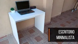 TC056 | Como hacer un escritorio minimalista, Fácil, rápido y económico ¡¡¡ PLANOS GRATIS !!!