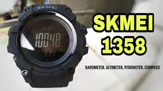 SKMEI 1358 Super BADAK - Unboxing, Review, Setup and Test FREEZE Thermometer