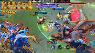 Unbelievable Comeback! - 17 Kills Down to Epic Victory | Mobile Legends #mobilelegends #mlbb