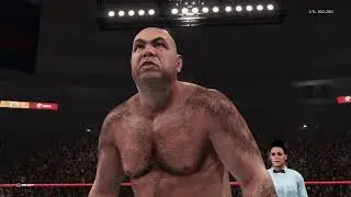 WWE2k24 Singles Match George The Animal Steele vs Cactus Jack!