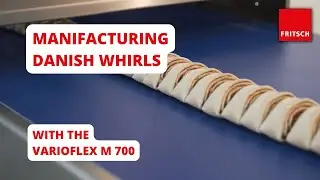 VARIOFLEX M | Producing Danish Whirls - Nussschnecken herstellen | FRITSCH