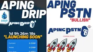 APING DRIP *СКОРО ЗАПУСК* DRIP-МАЙНЕР!! ПРЕДВАРИТЕЛЬНЫЙ ОБЗОР МАЙНЕРА PISTON TOKEN!!!!
