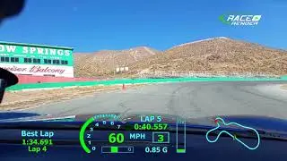 Willow Springs Raceway WCR Red 2 Sat partial Quick lap with slides