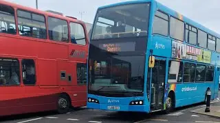 *loud hover* * Nice ride* on arriva volvo B9TL Optare Olympus 4115 YJ08 EEV on route 1