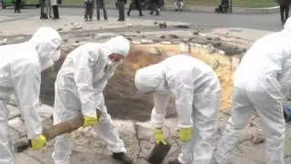 Street artist remembers deadly French factory blast