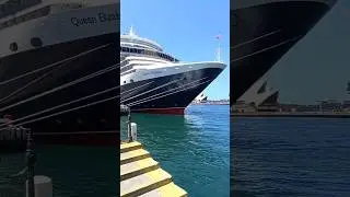 Cunard's Queen Elizabeth visits Sydney on a Summer's day