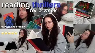 screaming, crying, throwing up reading thrillers for a week (sos) (never again)