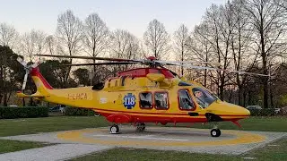 Decollo Elisoccorso SUEM 118 TrevisoEmergenza dall’ospedale di Vicenza.