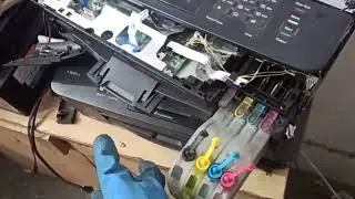 how to repair brother printer head nozzle jam repair easy method mfc 625dw CISS tank model English