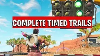 Complete vechicle timed trials Guide : FORTNITE