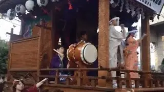 Japanese traditional festival.Carrying 